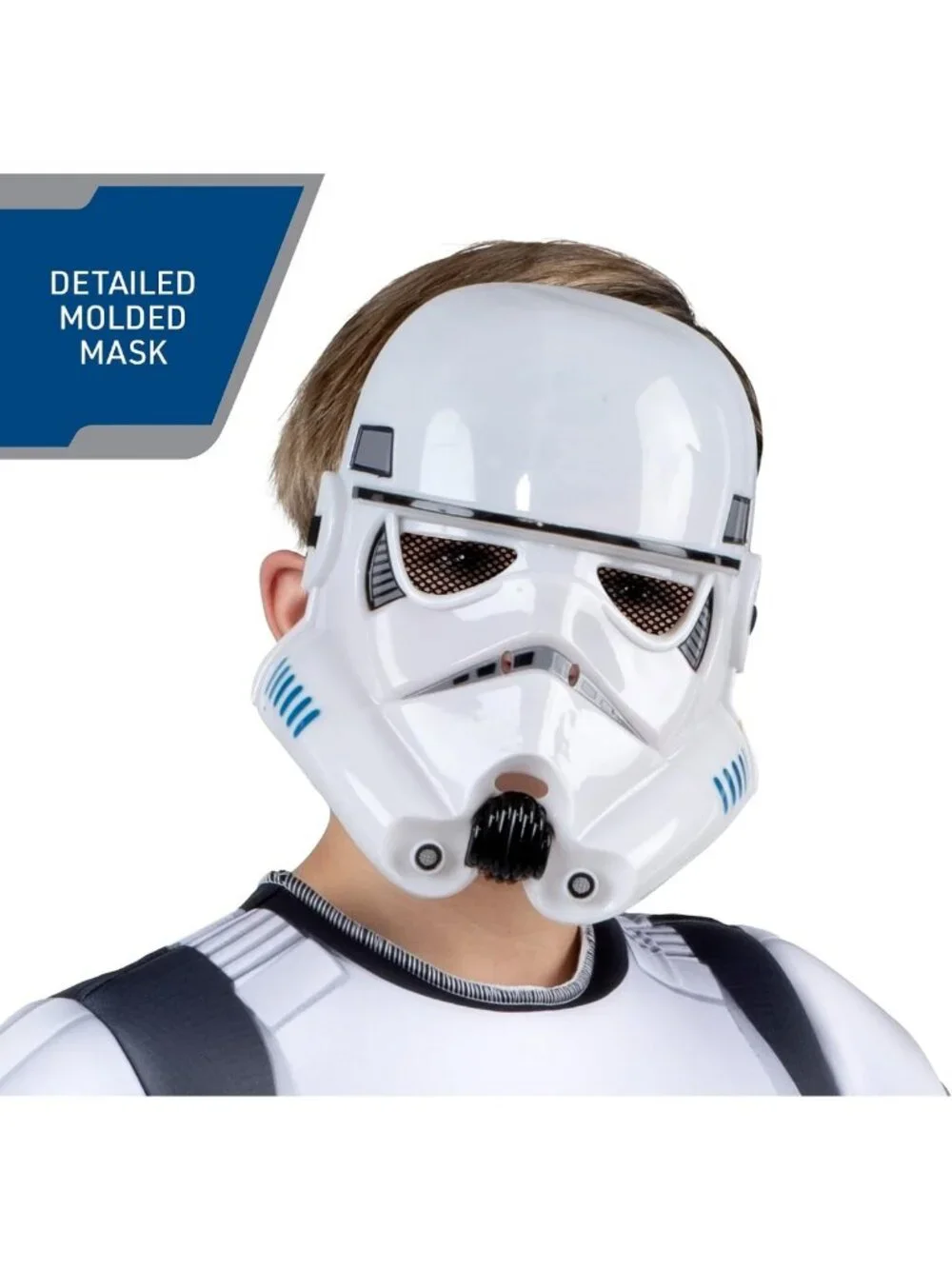 Youth Stormtrooper Halloween Costume - Premium Padded Jumpsuit & Mask, Fun